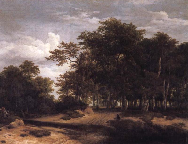 Jacob van Ruisdael The Great forest Norge oil painting art